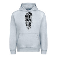 Heather Grey horse of rohan active Urban Hoodie - DesigneFamous