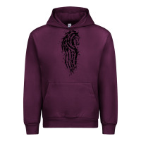 Mauve Wine horse of rohan active Urban Hoodie - DesigneFamous