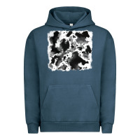 Pigment Midnight Navy cowhide 5 Urban Hoodie - RanaPortraitStore