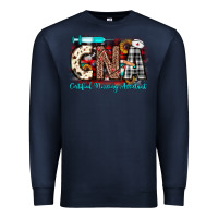 Navy Christmas cna certified nursing assistant Premium Sweatshirt - JahusDesignShop