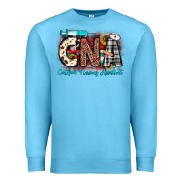 Ocean Blue Christmas cna certified nursing assistant Premium Sweatshirt - JahusDesignShop