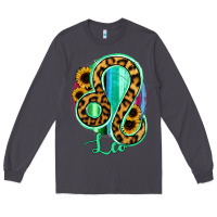 Smoke Leo Zodiac Sign Sunflower Leopard Serape Long Sleeve Tee - RanaPortraitStore