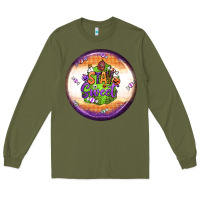 Army Green stay sweet earrings Long Sleeve Tee - BundleAndBundleShop
