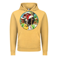 Vintage Mustard Baby pig Vintage Hoodie - FaDigitalArtStudio
