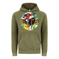 Vintage Olive Baby pig Vintage Hoodie - FaDigitalArtStudio