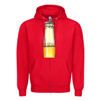 Red yellow beer bottle Zipper Hoodie - AdoDesignShop