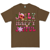 Cacao jolly happy joyful pink christmas Premium Tee - CowGirlArtShop