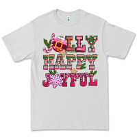 Dove Grey jolly happy joyful pink christmas Premium Tee - CowGirlArtShop