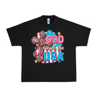 Black God Blessed the USA Urban Heavy Tee - FaDigitalArtStudio