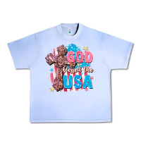 Grape Ice God Blessed the USA Urban Heavy Tee - FaDigitalArtStudio