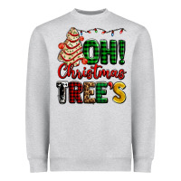 Heather Grey oh Christmas tree's ado Heavyweight Sweatshirt - AdoDesignShop