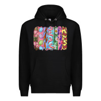 Black Easter Brushstrokes Premium Hoodie - RanaPortraitStore