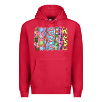 Cardinal Easter Brushstrokes Premium Hoodie - RanaPortraitStore