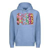 Colony Blue Easter Brushstrokes Premium Hoodie - RanaPortraitStore