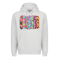 Dove Grey Easter Brushstrokes Premium Hoodie - RanaPortraitStore