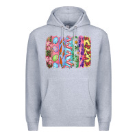 Heather Grey Easter Brushstrokes Premium Hoodie - RanaPortraitStore