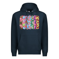 Navy Easter Brushstrokes Premium Hoodie - RanaPortraitStore