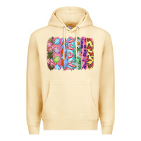 Pina Colada Easter Brushstrokes Premium Hoodie - RanaPortraitStore