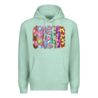 Seafoam Easter Brushstrokes Premium Hoodie - RanaPortraitStore