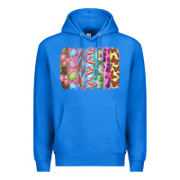 True Royal Easter Brushstrokes Premium Hoodie - RanaPortraitStore