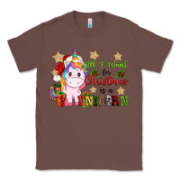 Chestnut all i want for christmas is a unicorn Classic Tee - CowGirlArtShop