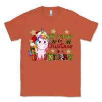 Copper all i want for christmas is a unicorn Classic Tee - CowGirlArtShop