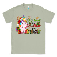 Matcha all i want for christmas is a unicorn Classic Tee - CowGirlArtShop