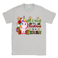Moon Dust all i want for christmas is a unicorn Classic Tee - CowGirlArtShop