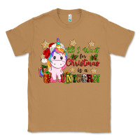 Toasted Coconut all i want for christmas is a unicorn Classic Tee - CowGirlArtShop