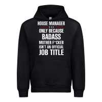 Black gift for badass house manager Urban Hoodie - DesigneFamous
