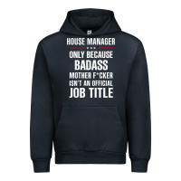 Navy gift for badass house manager Urban Hoodie - DesigneFamous