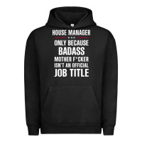 Pigment Black gift for badass house manager Urban Hoodie - DesigneFamous