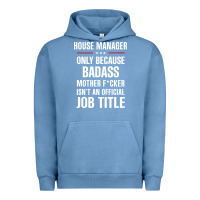 Pigment Pebble Blue gift for badass house manager Urban Hoodie - DesigneFamous