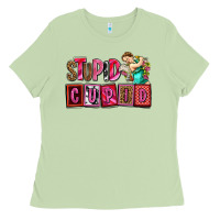 Matcha stupid cupid with cupid olivia Ladies Tee - OliviaCreatesArt