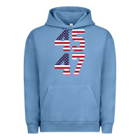 Pigment Pebble Blue 4547 Urban Hoodie - DesigneFamous