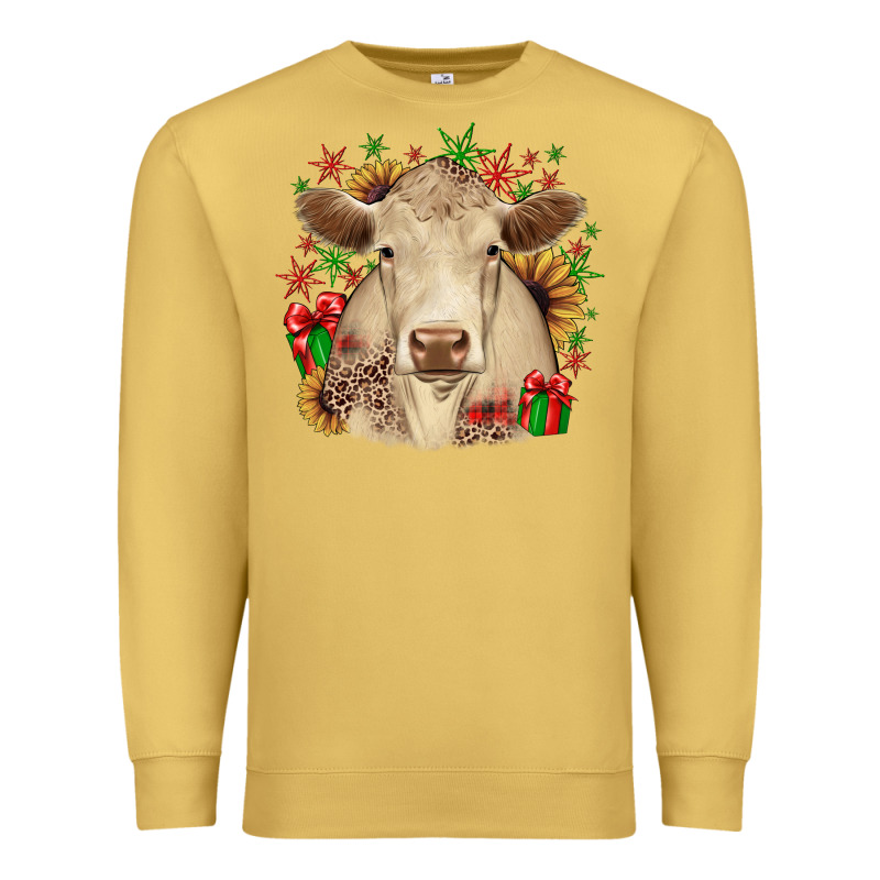 Christmas Charolais Premium Sweatshirt by JahusDesignShop | Teevron