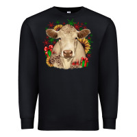 Black christmas charolais Premium Sweatshirt - JahusDesignShop