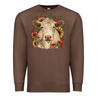 Chestnut christmas charolais Premium Sweatshirt - JahusDesignShop
