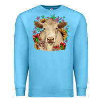 Ocean Blue christmas charolais Premium Sweatshirt - JahusDesignShop