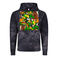 Cloud Black St. Patrick's Day Horse With Balloons Vintage Hoodie - FaDigitalArtStudio