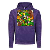 Cloud Purple St. Patrick's Day Horse With Balloons Vintage Hoodie - FaDigitalArtStudio