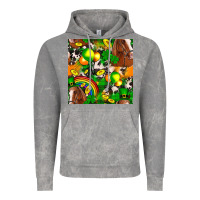 Cloud Rock St. Patrick's Day Horse With Balloons Vintage Hoodie - FaDigitalArtStudio