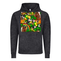 Vintage Black St. Patrick's Day Horse With Balloons Vintage Hoodie - FaDigitalArtStudio