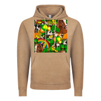 Vintage Coffee St. Patrick's Day Horse With Balloons Vintage Hoodie - FaDigitalArtStudio