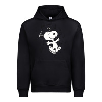 Black dancing dog Urban Hoodie - DesigneFamous