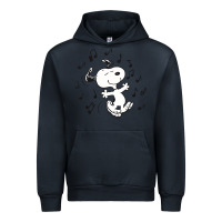 Navy dancing dog Urban Hoodie - DesigneFamous