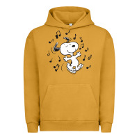 Pigment Peanut Butter dancing dog Urban Hoodie - DesigneFamous