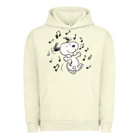 Pigment Pistachio dancing dog Urban Hoodie - DesigneFamous