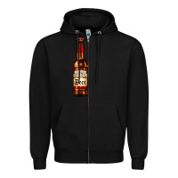 Black red beer bottle Zipper Hoodie - AdoDesignShop