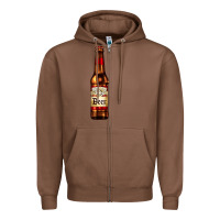 Chestnut red beer bottle Zipper Hoodie - AdoDesignShop